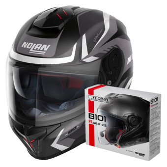 Full Face Nolan N80-8 Rumble N-Com 58 + Kit Bluetooth B101R