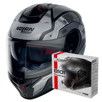 Full Face Nolan N80-8 Starscream N-Com 32 + Kit Bluetooth B101R
