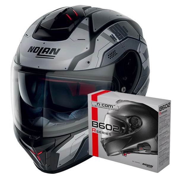 Full Face Nolan N80-8 Starscream N-Com 32 + Kit Bluetooth B602R