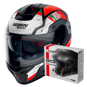 Full Face Nolan N80-8 Starscream N-Com 35 + Kit Bluetooth B101R