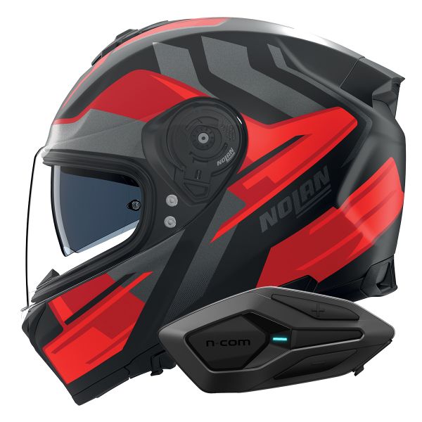 Full Face Nolan N80-8 Trittico 357 + Kit Bluetooth N-Com Bluetooth+