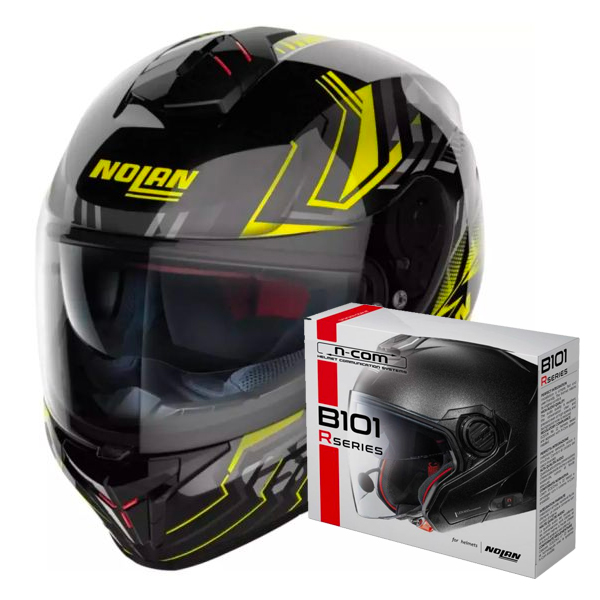 Full Face Nolan N80-8 Turbolence N-Com 78 + Kit Bluetooth B101R