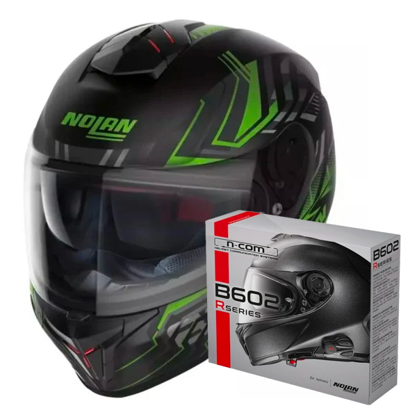 Full Face Nolan N80-8 Turbolence N-Com 80 + Kit Bluetooth B602R