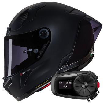 Full Face Nolan X-804 RS Ultra Carbon Triplonero 323 + Kit Bluetooth 5S Solo