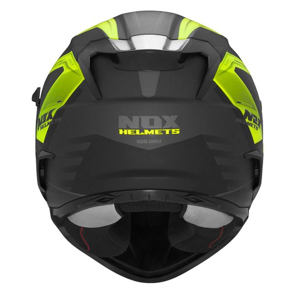 NOX N304S Carver Matt Black Neon Yellow