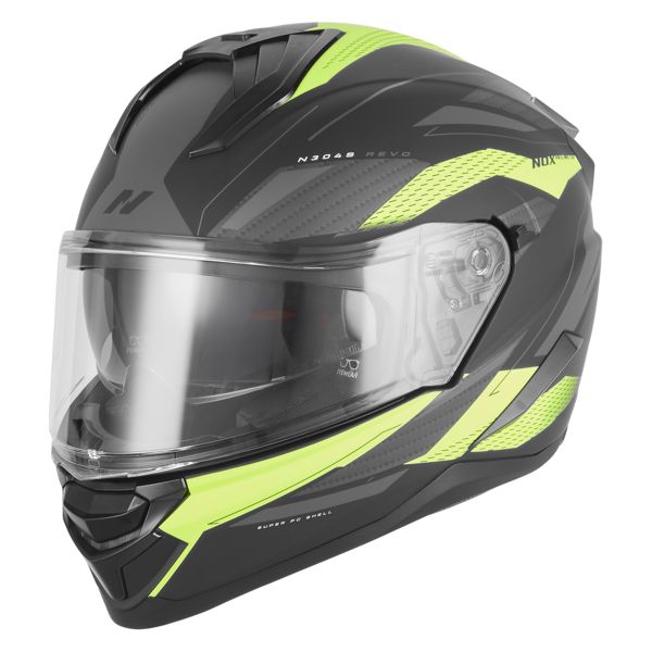 Full Face NOX N304S Revo Mat Black Yellow