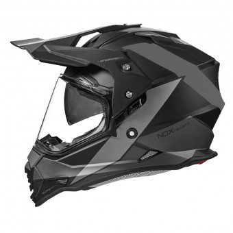 Full Face NOX N312 Block Black Matt Titanium