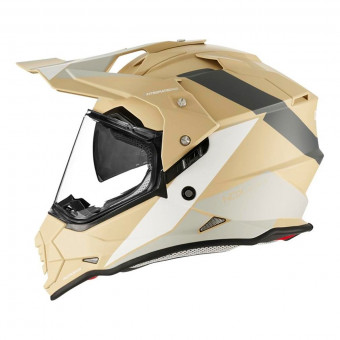 Full Face NOX N312 Block Sand Matt White