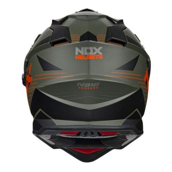 NOX N312 Extend Matt Kaki Orange