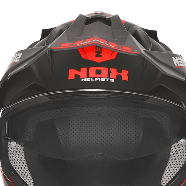 NOX N312 Vapor Matt Black Red