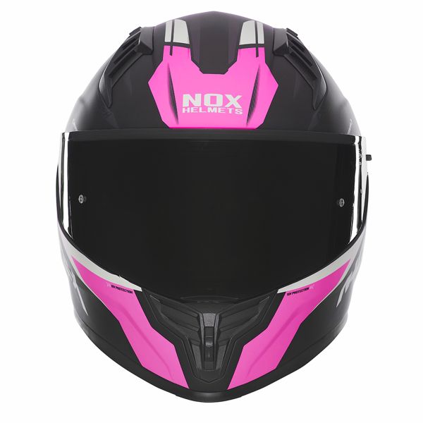 NOX N401 Crower Matt Black Pink
