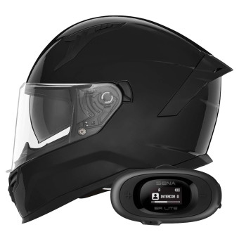 Full Face NOX N401 Shiny Black + Kit bluetooth 5R Lite Solo