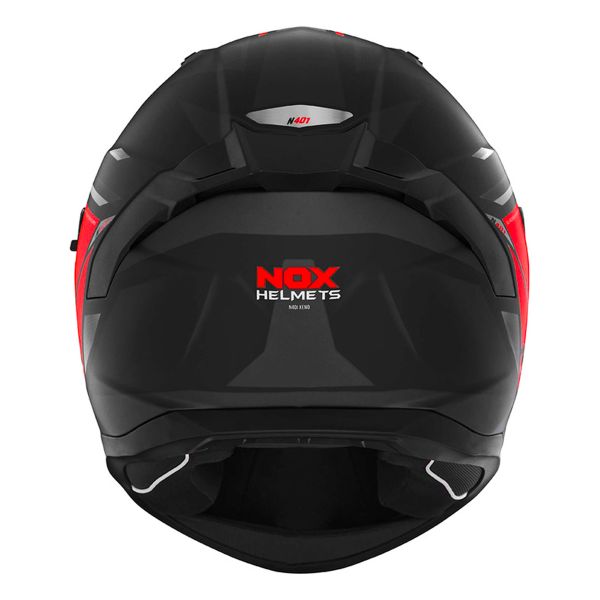 NOX N401 Xeno Matt Black Red