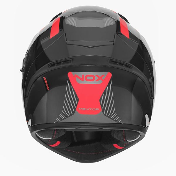 NOX N402 Mentor Black Red Shiny