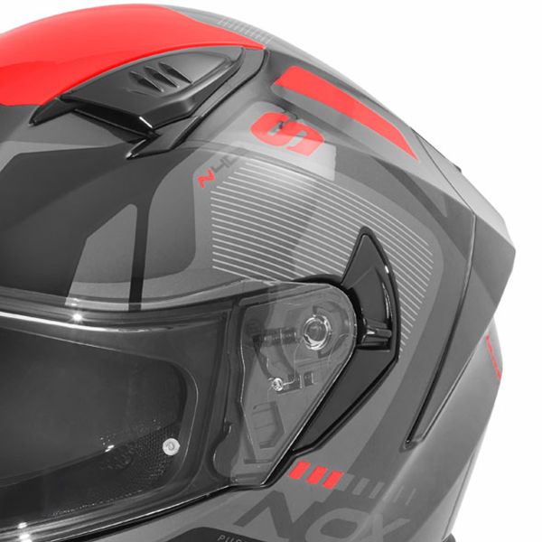 NOX N402 Mentor Black Red Shiny