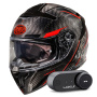 Casque Full Face Premier Devil Carbon ST2 + Kit Bluetooth Lokui K30