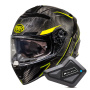 Casque Full Face Premier Devil Carbon STY + Kit Bluetooth BT Mini
