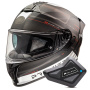 Casque Full Face Premier Evoluzione SP2BM + Kit Bluetooth BT Mini