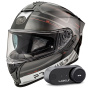 Casque Full Face Premier Evoluzione SP92 + Kit Bluetooth Lokui K30