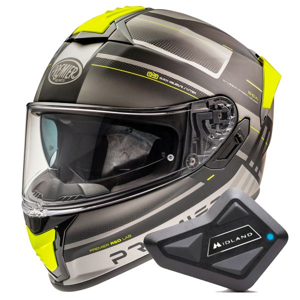 Full Face Premier Evoluzione SPYBM + Kit Bluetooth BT Mini Full Face Premier Evoluzione SPYBM + Kit Bluetooth BT Mini