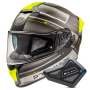 Casque Full Face Premier Evoluzione SPYBM + Kit Bluetooth BT Mini