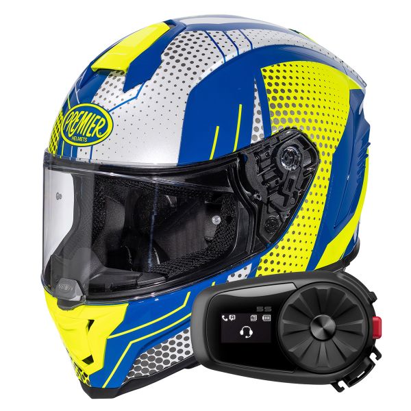 Full Face Premier Hyper BP12 + Kit Bluetooth 5S Solo