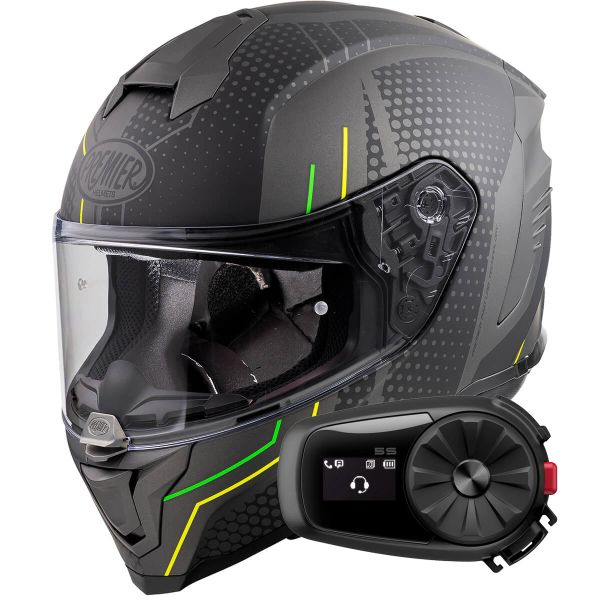 Full Face Premier Hyper BP6BM + Kit Bluetooth 5S Solo Full Face Premier Hyper BP6BM + Kit Bluetooth 5S Solo