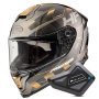 Casque Full Face Premier Hyper HP19 + Kit Bluetooth BT Mini