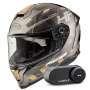 Casque Full Face Premier Hyper HP19 + Kit Bluetooth Lokui K30