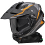 Casque Full Face Scorpion ADF 9000 Air Feat Black Mat Orange + Kit bluetooth Exo-Com Link-1C