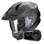 Casque Full Face Scorpion ADF 9000 Air Matt Pearl Black + Kit Bluetooth 5S
