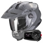 Casque Full Face Scorpion ADF 9000 Air Solid Cement Grey + Kit Bluetooth 5S