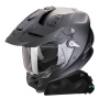 Casque Full Face Scorpion ADF 9000 Air Solid Matt Black + Kit bluetooth Exo-Com Link-1C