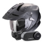 Casque Full Face Scorpion ADF 9000 Air Solid Matt Black + Kit Bluetooth Lokui K30