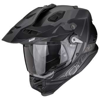 Full Face Scorpion ADF 9000 Air Summit Matt Black Silver