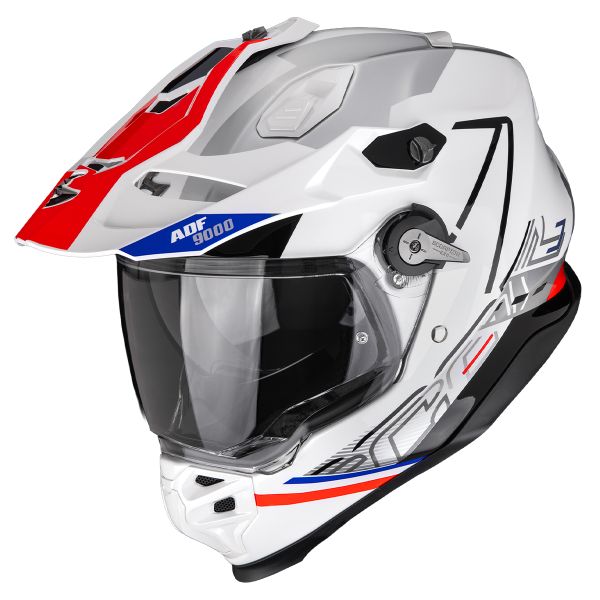 Full Face Scorpion ADF 9000 Air Summit White Red Silver