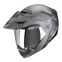 Casque Flip Up Scorpion ADX-2 Galane Matt Black Silver