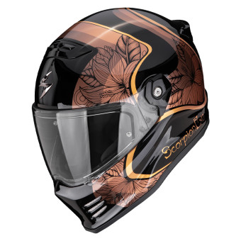 Full Face Scorpion Covert FX Ameria Black Gold