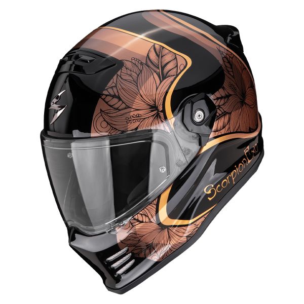 Full Face Scorpion Covert FX Ameria Black Gold