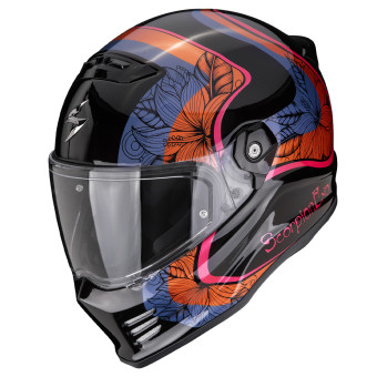 Full Face Scorpion Covert FX Ameria Black Orange