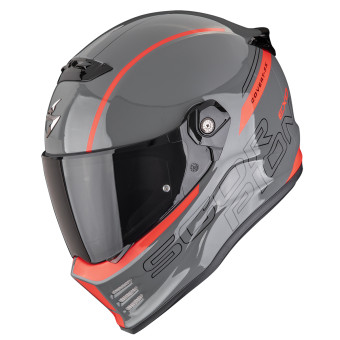 Full Face Scorpion Covert FX Danko Grey Red