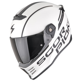 Full Face Scorpion Covert FX Danko Matt Pearl White Black
