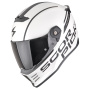 Casque Full Face Scorpion Covert FX Danko Matt Pearl White Black