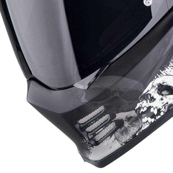 Scorpion Covert FX Skullz Black Grey Red