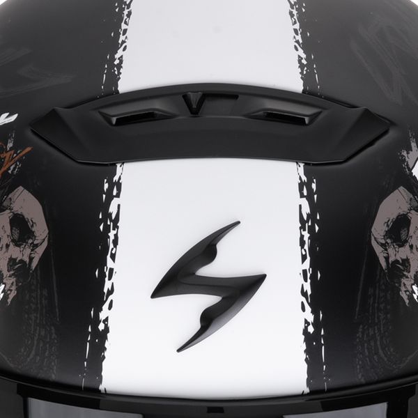 Scorpion Covert FX Skullz Black Grey Red