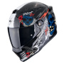 Casque Full Face Scorpion Covert FX Skullz Matt Black Grey Gold