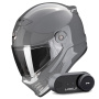 Casque Full Face Scorpion Covert FX Solid Cement Grey + Kit Bluetooth Lokui K30