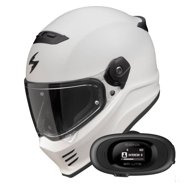 Full Face Scorpion Covert FX Solid Cool Grey Mat + Kit bluetooth 5R Lite Solo Full Face Scorpion Covert FX Solid Cool Grey Mat + Kit bluetooth 5R Lite Solo