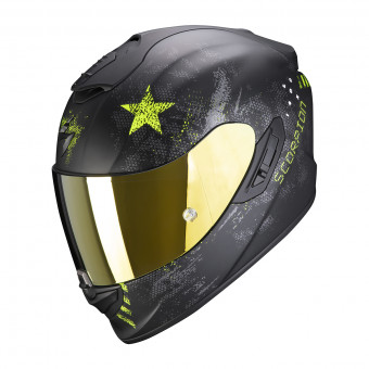Casque Full Face Scorpion Exo 1400 Air Asio Matt Black Neon Yellow Casque Full Face Scorpion Exo 1400 Air Asio Matt Black Neon Yellow