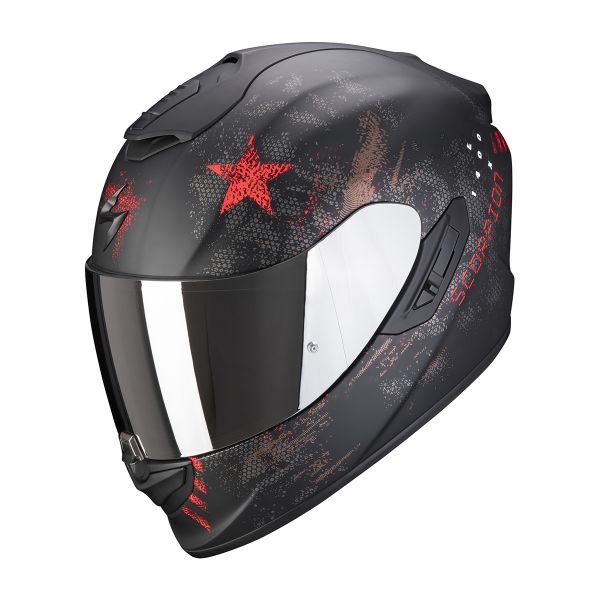 Full Face Scorpion Exo 1400 Air Asio Matt Black Red Full Face Scorpion Exo 1400 Air Asio Matt Black Red